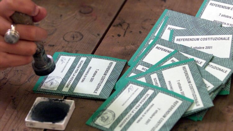 I referendum costituzionali: dal Titolo V al taglio dei parlamentari