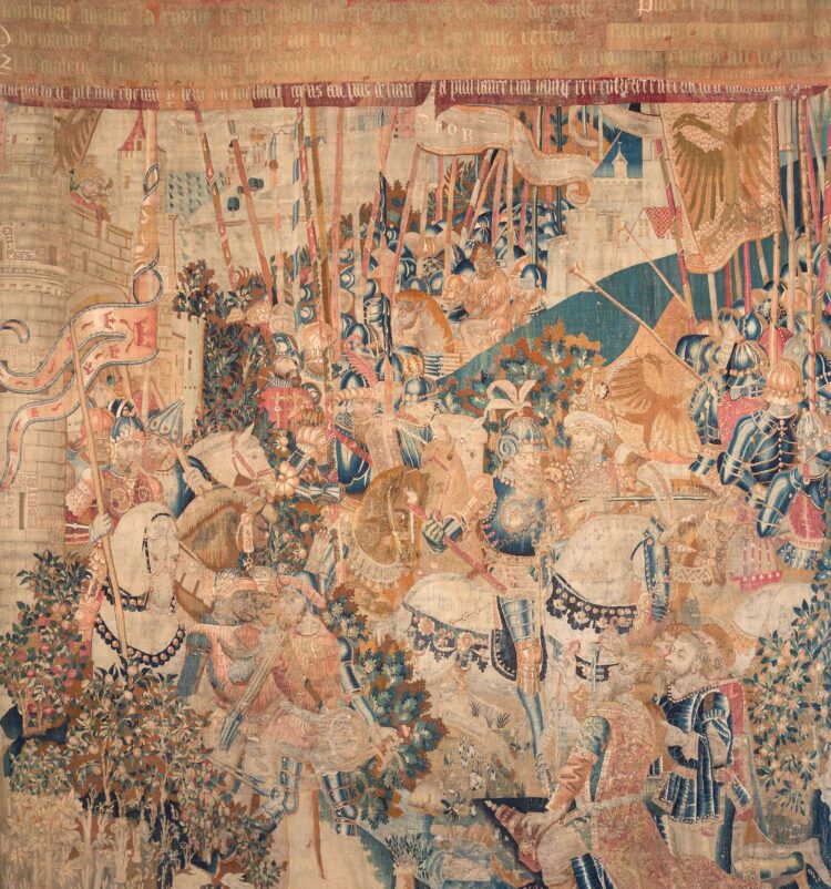 Torna a Venezia prezioso arazzo restaurato del Quattrocento