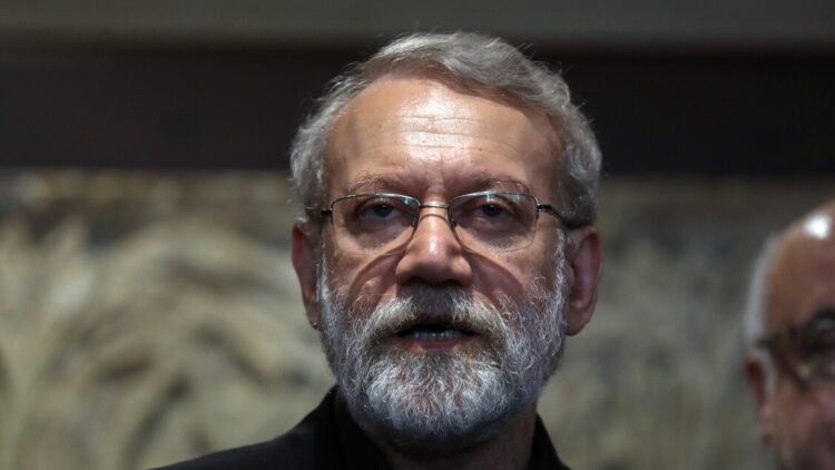 Messaggio scritto di Larijani pubblicato sui social