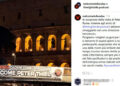 Peter Thiel a Roma, striscione al Colosseo ‘benvenuto’