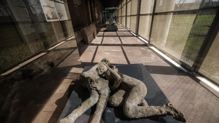 Nuova mostra a Pompei, in esposizione i calchi di 22 vittime dell’eruzione