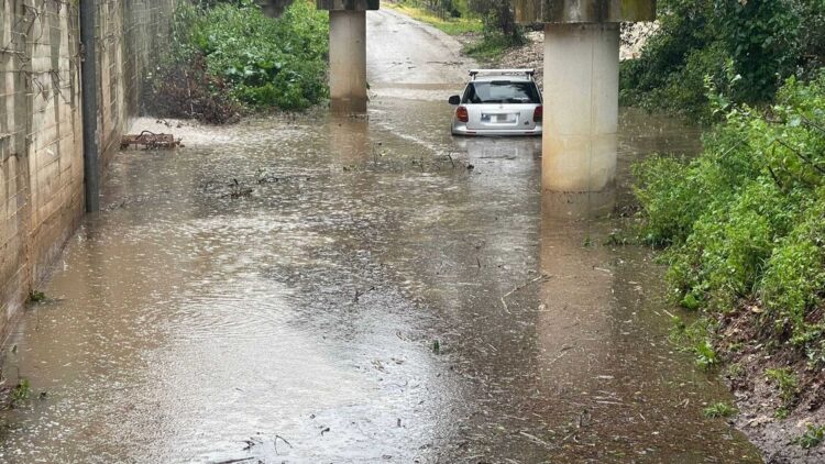 Maltempo nel Foggiano, esonda il Fortore