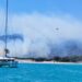 Incendio vicino spiaggia San Teodoro, evacuata azienda agricola