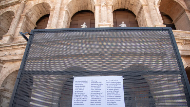 Il Colosseo resterà chiuso fino a sabato 26 settembre