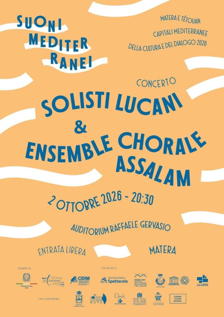 Cidim, venerdì a Matera il concerto finale del progetto ‘Suoni Mediterranei’