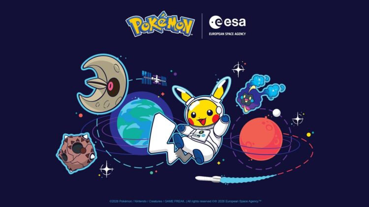 ESA e Pokémon insieme per la divulgazione spaziale con mostre e iniziative in Europa