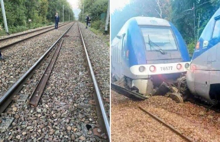Treno deragliato in Francia: polizia privilegia pista sabotaggio