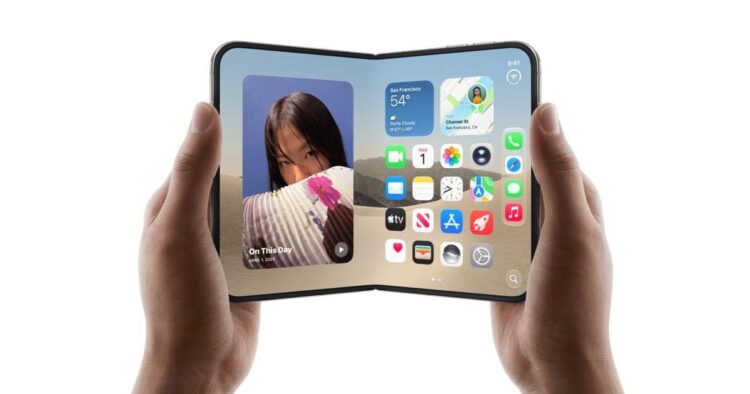 iPhone Duo, lo strato protettivo del display pieghevole si potrà sostituire