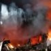 Vasto incendio all’ex centrale del latte di Alba, spento e ora bonifica